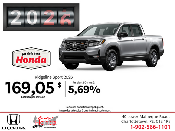 Honda Ridgeline 2026
