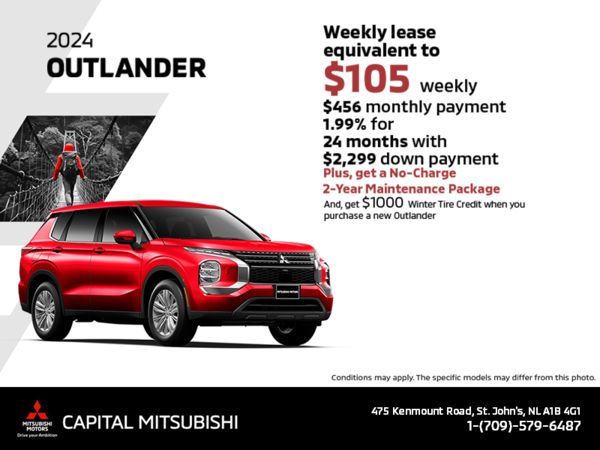 Get the 2024 Mitsubishi Outlander