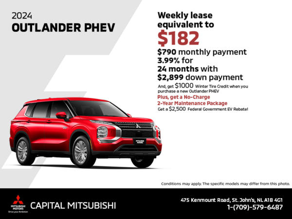 Get the 2025 Mitsubishi Outlander PHEV