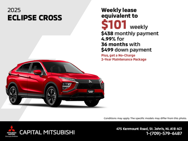 Get the 2025 Mitsubishi Eclipse Cross