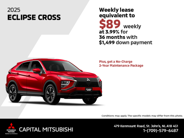 Get the 2025 Mitsubishi Eclipse Cross
