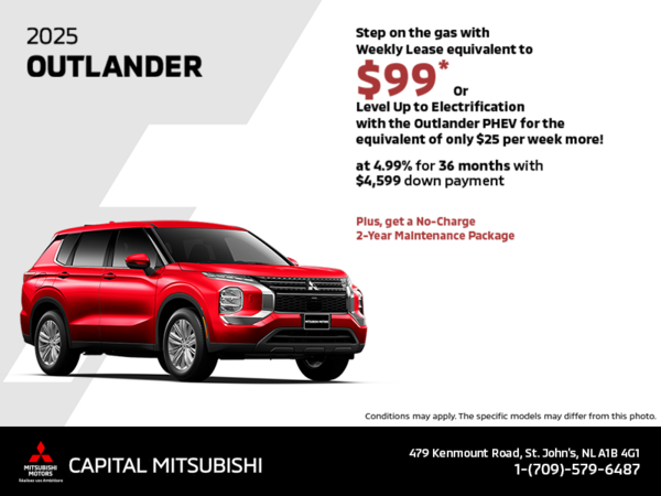 Get the 2025 Mitsubishi Outlander