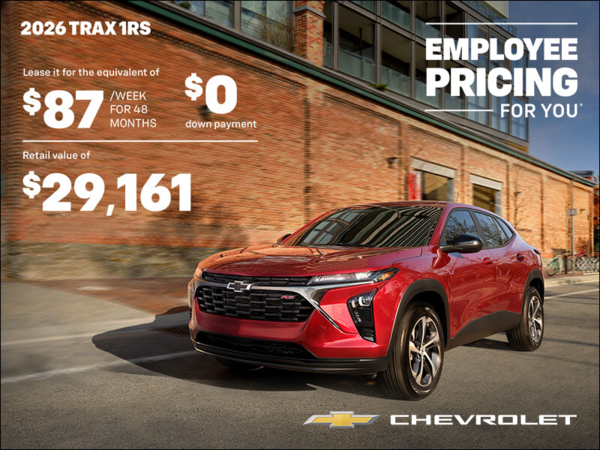 The 2026 Chevrolet Trax 2RS
