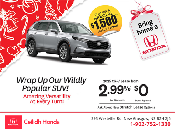 Get the 2025 Honda CR-V! 