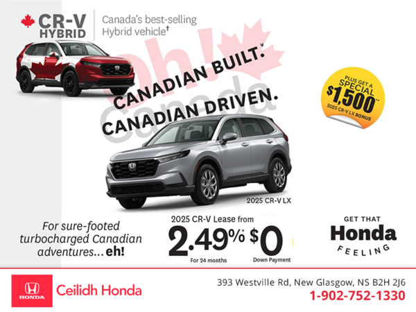 Get the 2025 Honda CR-V! 