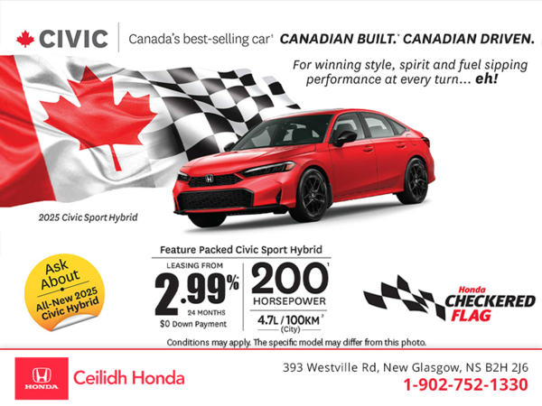Get the 2025 Honda Civic Hybrid!