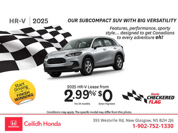 Get the 2025 Honda HR-V!