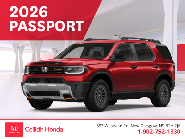 Get the 2026 Honda Passport!