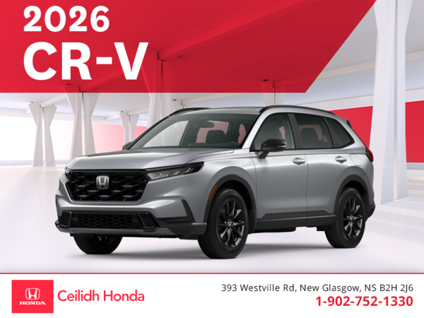 Get the 2026 Honda CR-V! 
