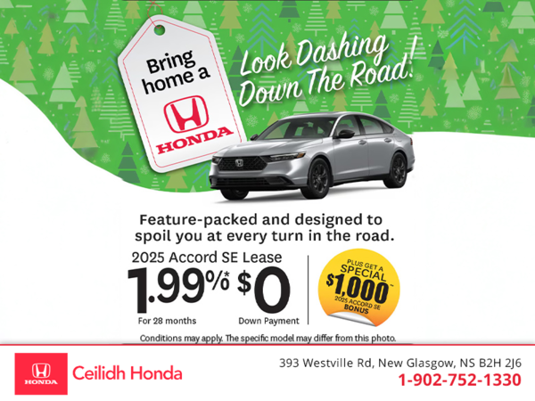 Get the 2025 Honda Accord! 