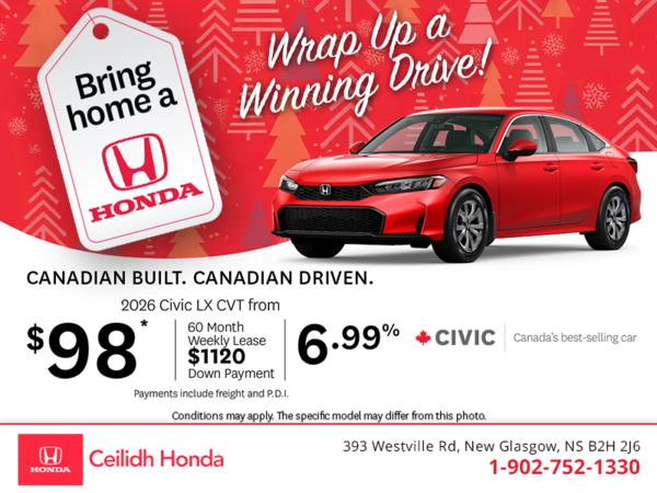 Get the 2026 Honda Civic!