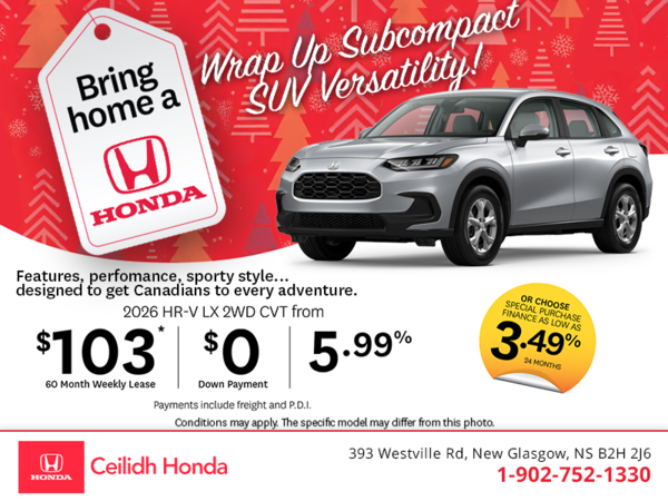 Get the 2026 Honda HR-V!