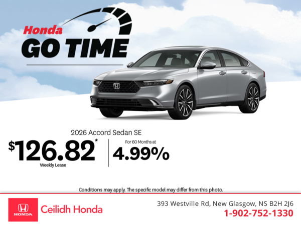 Get the 2026 Honda Accord! 