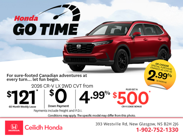 Get the 2026 Honda CR-V! 