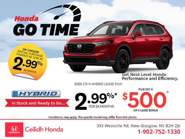Get the 2026 Honda CR-V hybrid! 