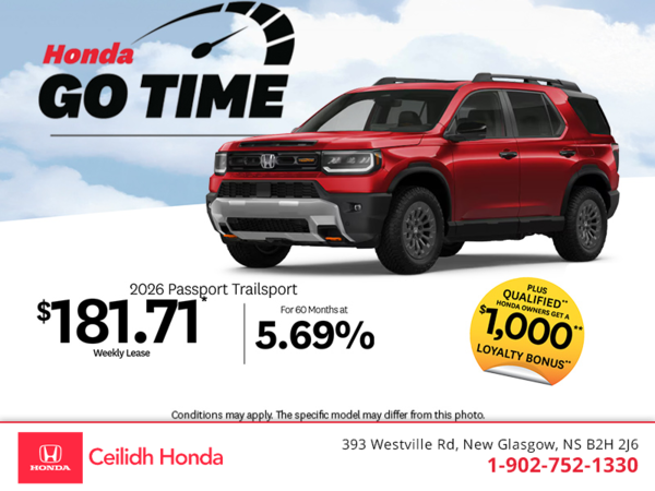 Get the 2026 Honda Passport!