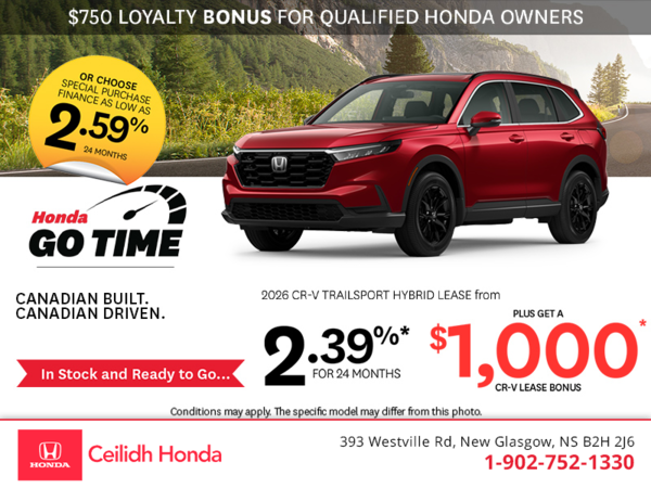 Get the 2026 Honda CR-V Hybrid! 