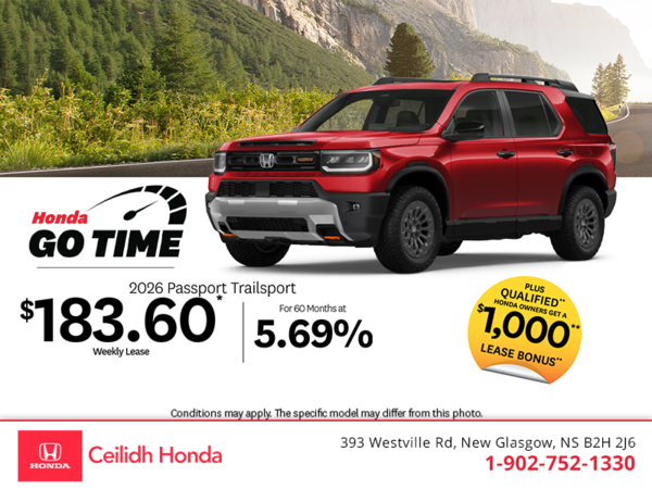 Get the 2026 Honda Passport!