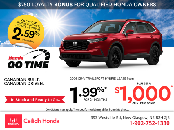 Get the 2026 Honda CR-V Hybrid! 