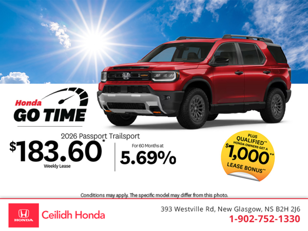 Get the 2026 Honda Passport!