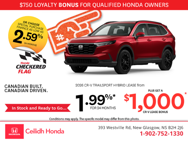 Get the 2026 Honda CR-V Hybrid! 