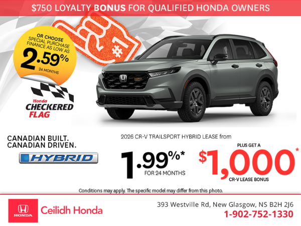 Get the 2026 Honda CR-V Hybrid! 