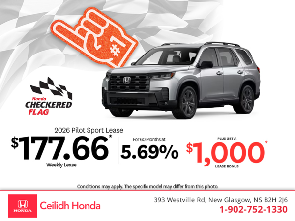 Get the 2026 Honda Pilot! 