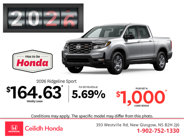 2026 Honda Ridgeline