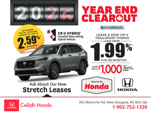 Get the 2026 Honda CR-V Hybrid! 