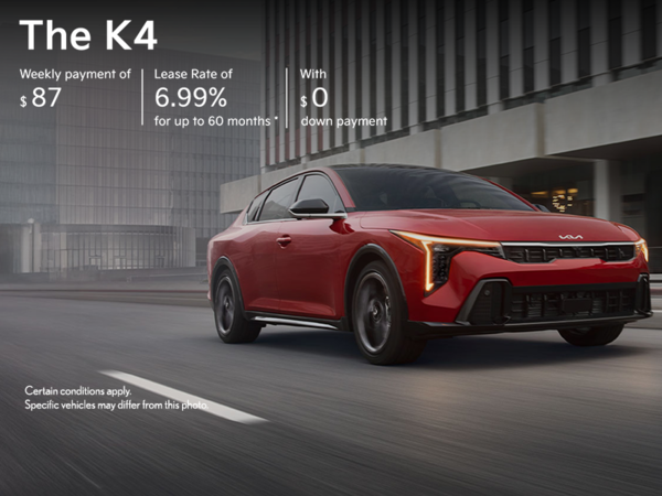 Get the 2025 Kia K4!