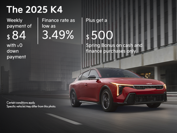 Get the 2025 Kia K4!