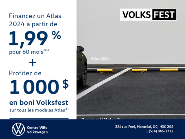 Procurez-vous le Volkswagen Atlas 2024