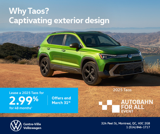 Get the 2025 Volkswagen Taos