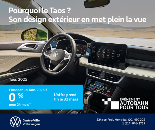 Procurez-vous le Volkswagen Taos 2025