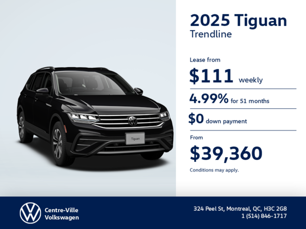 Get the 2025 Volkswagen Tiguan