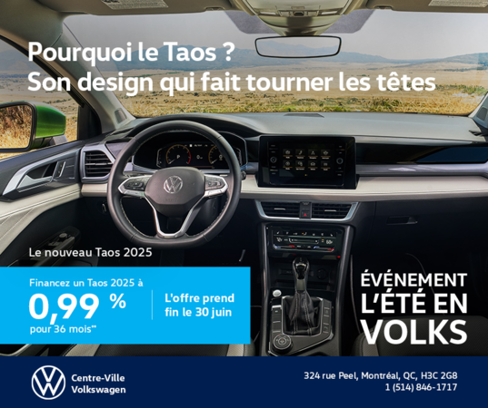 Procurez-vous le Volkswagen Taos 2025