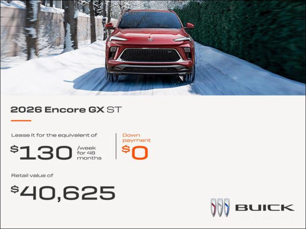 Get the 2026 Buick Encore GX
