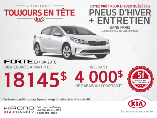 La Kia Forte 2018