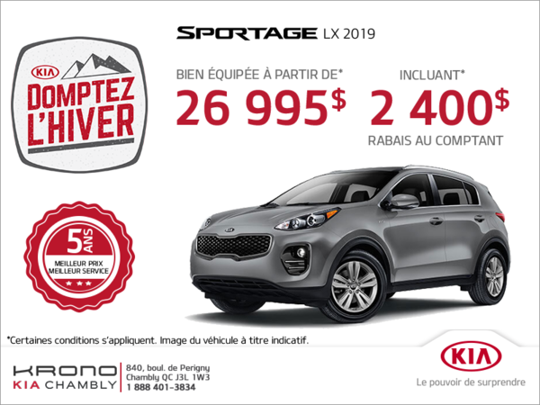 La Kia Sportage 2019