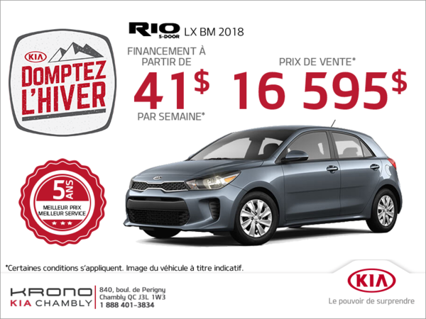 La Rio 5 portes 2018!