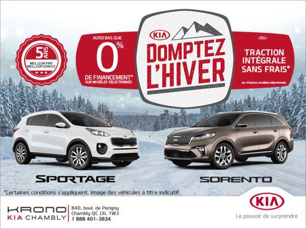 L'événement Domptez l'hiver de Kia!