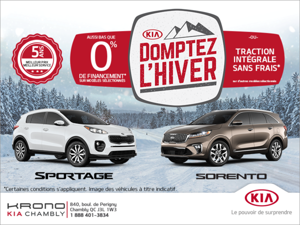 L'événement Domptez l'hiver de Kia!