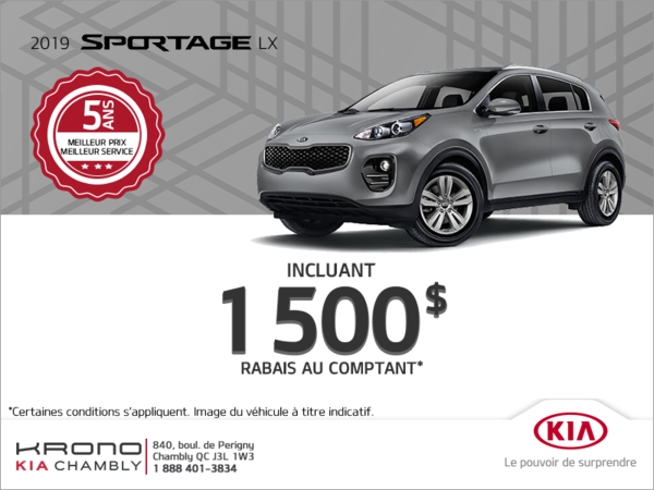 Le Kia Sportage 2019