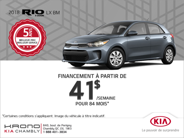 La Rio 5 portes 2018!