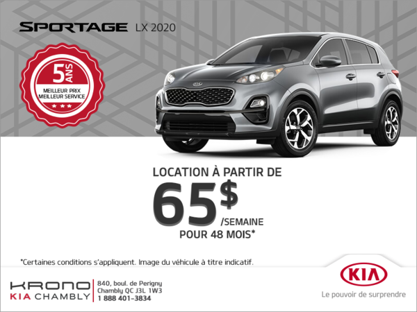 La Kia Sportage 2020
