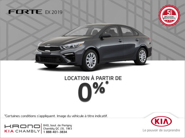 La Kia Forte 2019!