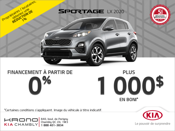 Le Kia Sportage 2020
