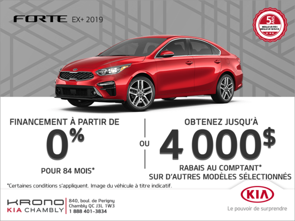 La Kia Forte 2019!