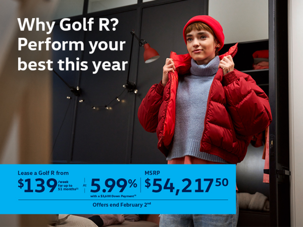 Get the 2026 Volkswagen Golf R