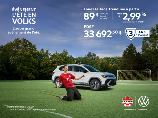 Procurez-vous le Volkswagen Taos 2026